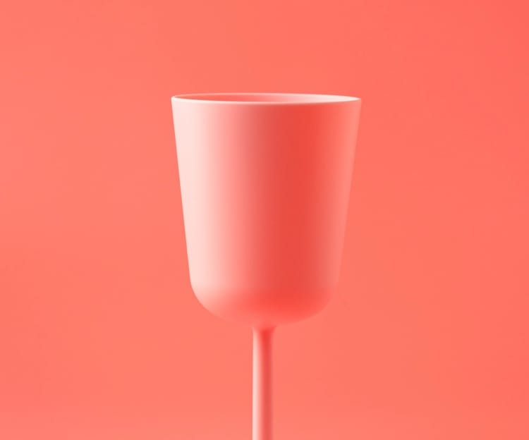 Image with pink cup